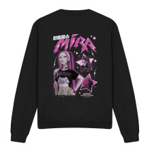 (XL, Black) K-Pop Demon Hunters Unisex Adult Huntrix Mira Sweatshirt