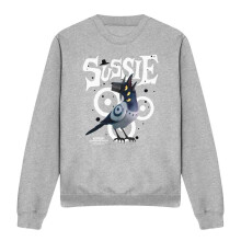 (XXL, Athletic Heather) K-Pop Demon Hunters Unisex Adult Sussie Bird Sweatshirt