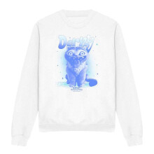 (L, White) K-Pop Demon Hunters Unisex Adult Derpy Tiger Airbrush Sweatshirt