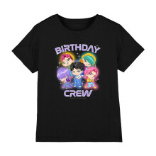 (9-11 Years, Black) K-Pop Demon Hunters Childrens/Kids Saja Boys Birthday Crew Group T-Shirt