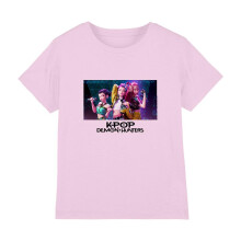 (7-8 Years, Pink) K-Pop Demon Hunters Childrens/Kids Singing Huntr/X Group T-Shirt