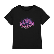(9-11 Years, Black) K-Pop Demon Hunters Childrens/Kids Saja Boys Floating T-Shirt