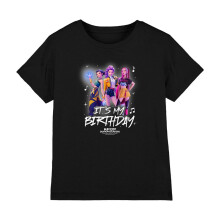 (9-11 Years, Black) K-Pop Demon Hunters Childrens/Kids Huntrix It'S My Birthday Group T-Shirt