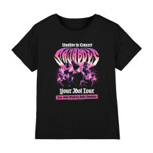(5-6 Years, Black) K-Pop Demon Hunters Childrens/Kids Your Idol Tour Saja Boys T-Shirt