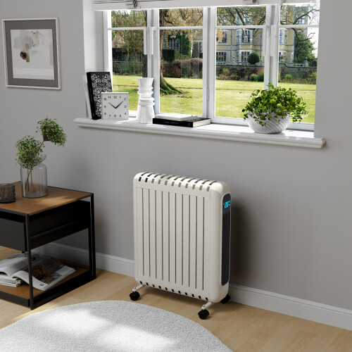2400W Smart WiFi Portable Panel Heater with Thermostat Timer & Remote ECH24LEDWW 2