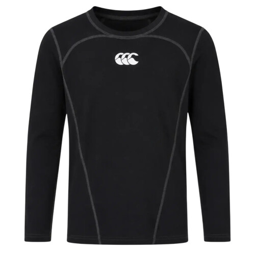 (8 Years, Black) Canterbury Childrens/Kids Base Layer Top