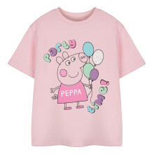 Peppa Pig Girls Party Time Cotton T-Shirt