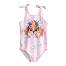 (5-6 Years, Pink/White) Paw Patrol Girls Skye Polyester Blend One Piece Swimsuit