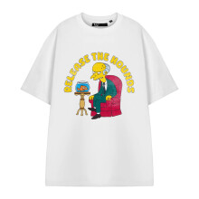 The Simpsons Mens Release The Hounds T-Shirt