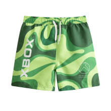 (13-14 Years, Green) Xbox Boys Logo Regular Swim Shorts