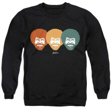(XL, Black) Bob Ross Unisex Adult Traffic Light Sweatshirt