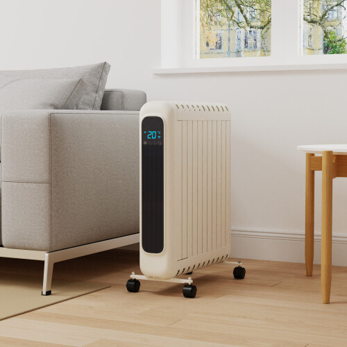 2400W Smart WiFi Portable Panel Heater with Thermostat Timer & Remote ECH24LEDWW