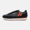 (10 UK, Black/Orange) Patrick Mens Monza Suede Trainers 1