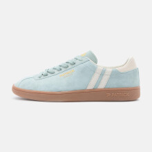 (10 UK, Green/Sand) Patrick Mens Monaco Suede Cupsole Trainers