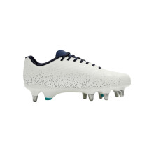 (8.5 UK, White) Canterbury Mens Stampede Team Soft Ground Rugby Boots