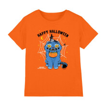 (12-13 Years, Orange) K-Pop Demon Hunters Childrens/Kids Derpy & Sussie Halloween T-Shirt