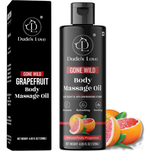 Organic Grapefruit Full Body Massage Oil
