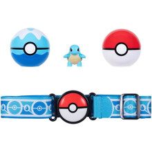 Poké Ball Gürtel - POKEMON - Clip'N Go Schiggy - 2 Poké Balls - Figur enthalten