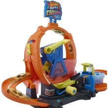 Spielset - HOT WHEELS - Mega Waschstation JHL97 - Looping 45 cm - Warm-/Kaltwasser - Fahrzeug enthalten