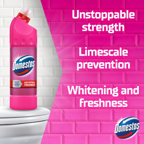 Domestos Domestos Pink Power Thick Bleach 750 ml 1