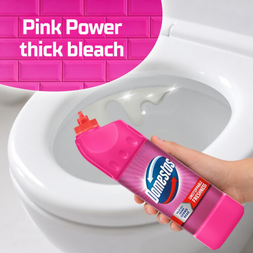 Domestos Domestos Pink Power Thick Bleach 750 ml 2