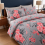 Reversible Duvet Quilt Cover Floral Bedding Sets 3