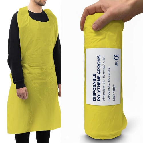 Disposable Aprons Multipurpose Strong Waterproof Plastic Aprons