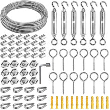 Xyxu Garden Wire for Climbing Plants, 35m 2mm PVC Coated Stainless