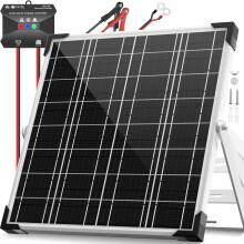 Voltset 20W 12V Solar Panel Kit, Monocrystalline Solar Battery