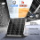 Voltset 20W 12V Solar Panel Kit, Monocrystalline Solar Battery 4