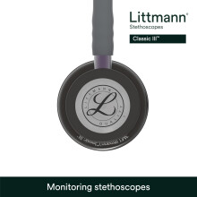 3M Littmann Classic III Monitoring Stethoscope, Smoke Chestpiece,