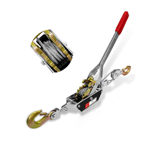 Come Along Winch 4 Ton, Heavy Duty Cable Puller, Rope Come Along