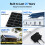 ECO-WORTHY Solar Panel Kit 240W 12V System Power 1kWh/Day Off-Grid 5