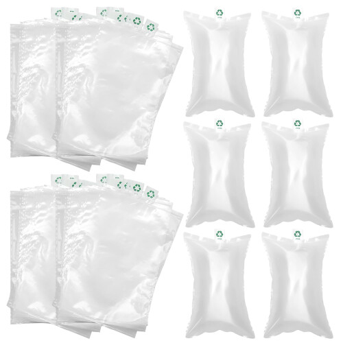 Clear Inflatable Air Cushion Bags 1015cm, 100 Pack Void Fill