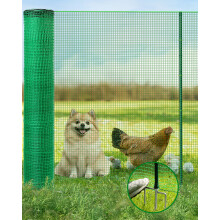 JivaJot Temporary Fence with Posts, 101cm Hx15m L Garden Fence Animal