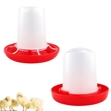 2Pcs Chick Feeder, Chick Feeder and Drinker Set, Poultry Farming