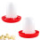 2Pcs Chick Feeder, Chick Feeder and Drinker Set, Poultry Farming 1