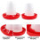 2Pcs Chick Feeder, Chick Feeder and Drinker Set, Poultry Farming 3