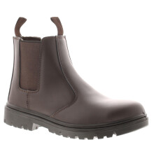 Tradesafe Dealer S1P SRA Steel Toe Chelsea Boots - Slip-On,