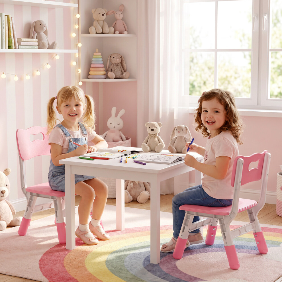 Aiyaplay Pink Kids Desk Chair Height Adjustable Lightweight - Image 3