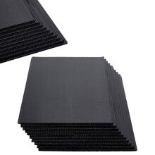NBEADS 10Pcs Corrugated Plastic Sheets, 3mm Thick Plastic Board