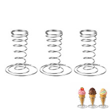 GYTFOG 3PCS Ice Cream Cone Holder, Food Cone Display Spiral Food