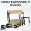 HOMECRAFT Shelf Mobility Trolley – Height Adjustable Trolley, Walking 5