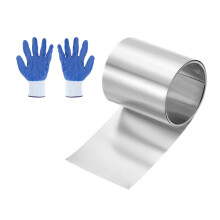 sourcing map 304 Stainless Steel Foil Roll 0.25mm x 50mm x 1m Metal