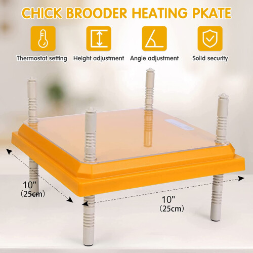 Chick Brooder Heating Plate,Adjustable Height and Angle Chick 1