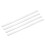 sourcing map 4 Pcs Square Aluminum Flat Bar, 1/8" (4mm) Thick x 1