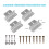 Renogy Solar Panel Mounting Kit 300W, Z Brackets Three Sets 12 Pcs, 5