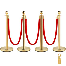 VEVOR Stainless Steel Barrier Post Rope Delivery Stand Ball Head 3