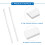 sourcing map 4 Pcs Square Aluminum Flat Bar, 1/8" (4mm) Thick x 4