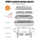 Chafing Dish Buffet Set 9L,Easy Assembly, 4 Pack Food-Grade Stainless 4